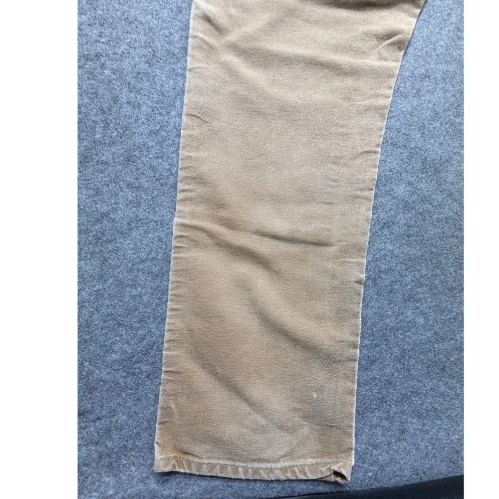 Carhartt B01 BRN Double Front Logger Dungaree Pants Brown UFCW Made in USA 38x34